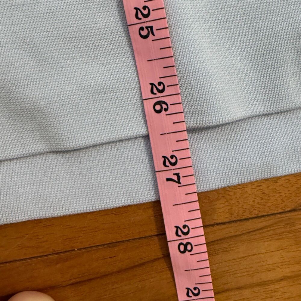 Women Lululemon Perfectly Oversized Crew Pastel Blue Athleisure Activewear - Picture 7 of 7